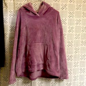 Pink/purple fuzzy hoodie